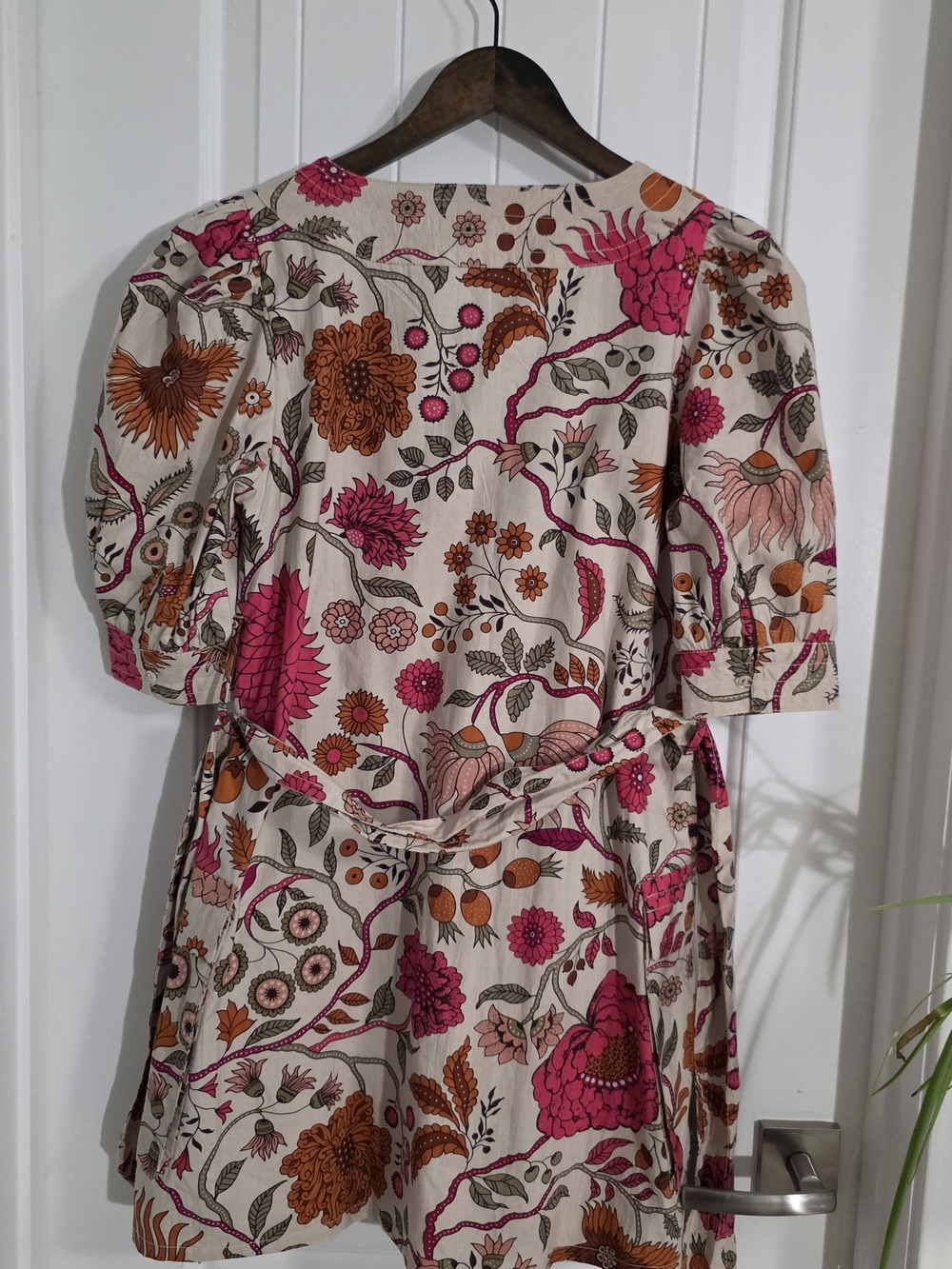 House of Harlow 1960 by Nicole Richie Floral Wrap Dress Size S Boho Tie Waist - Picture 8 of 9